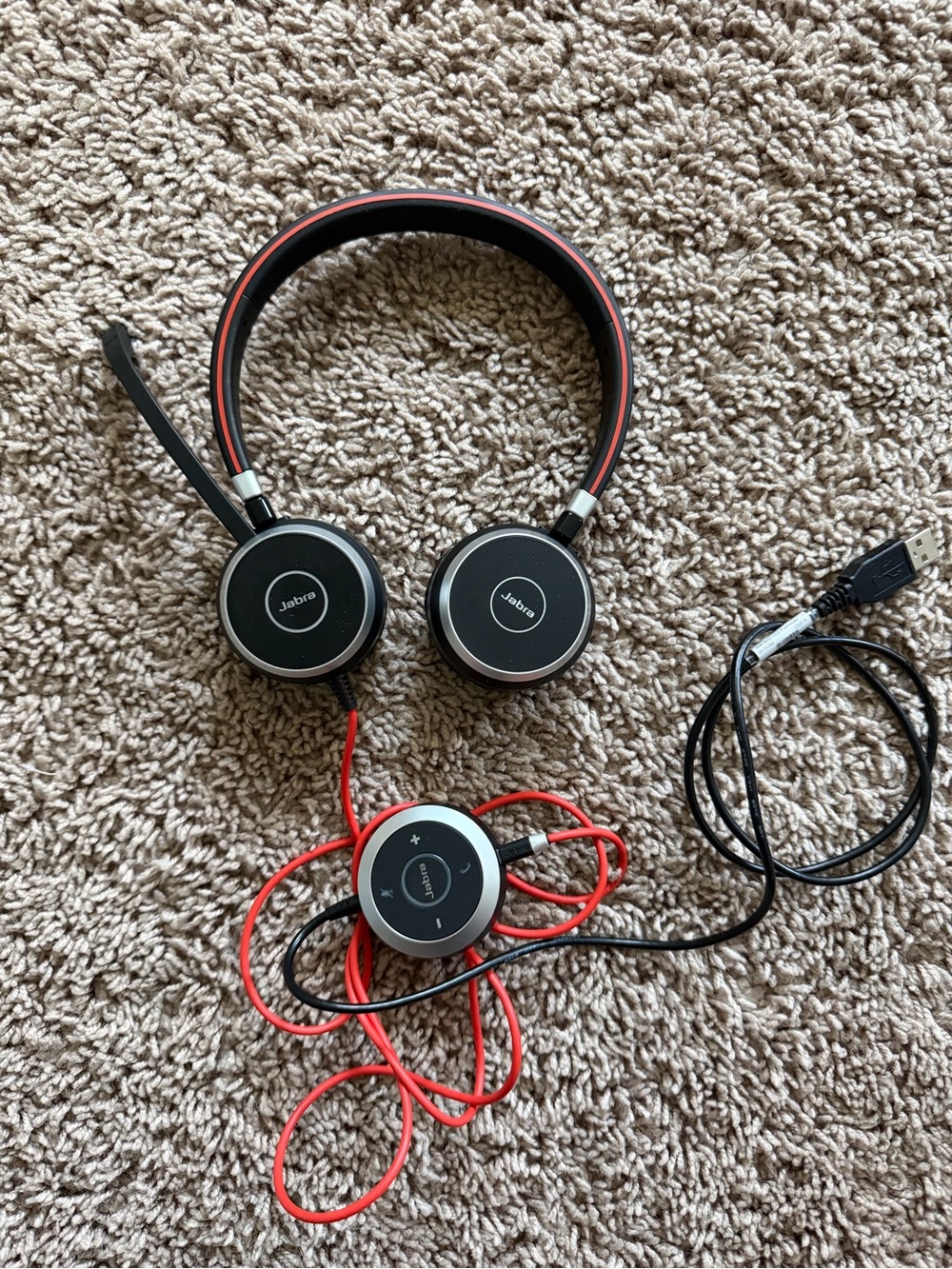Jabra GN ENC010 USB Headset with Carrying Case